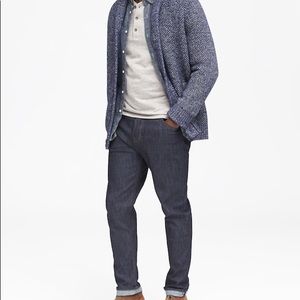 BANANA REPUBLIC bli light grey cardigan